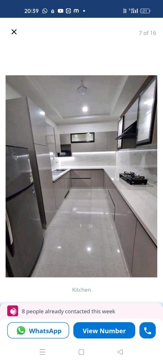 3 bhk semi furnished Flat in sector 57 Gurgaon Haryana