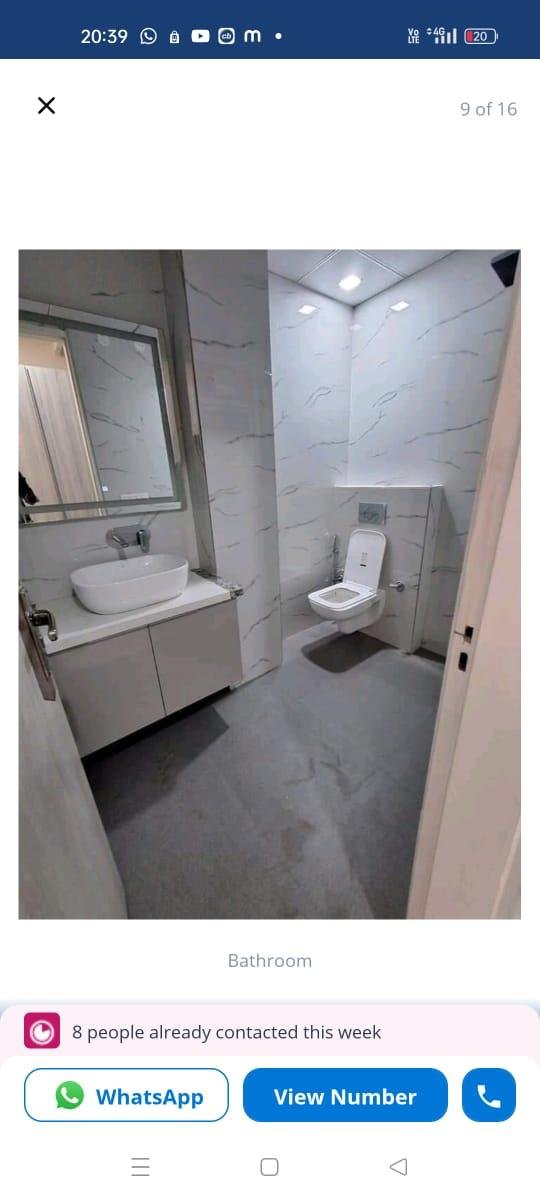 3 bhk semi furnished Flat in sector 57 Gurgaon Haryana