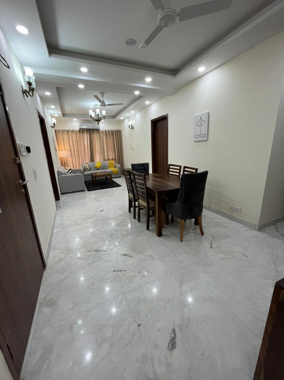 3BHK Fully furnished flat in sector 28 Gurgaon Haryana